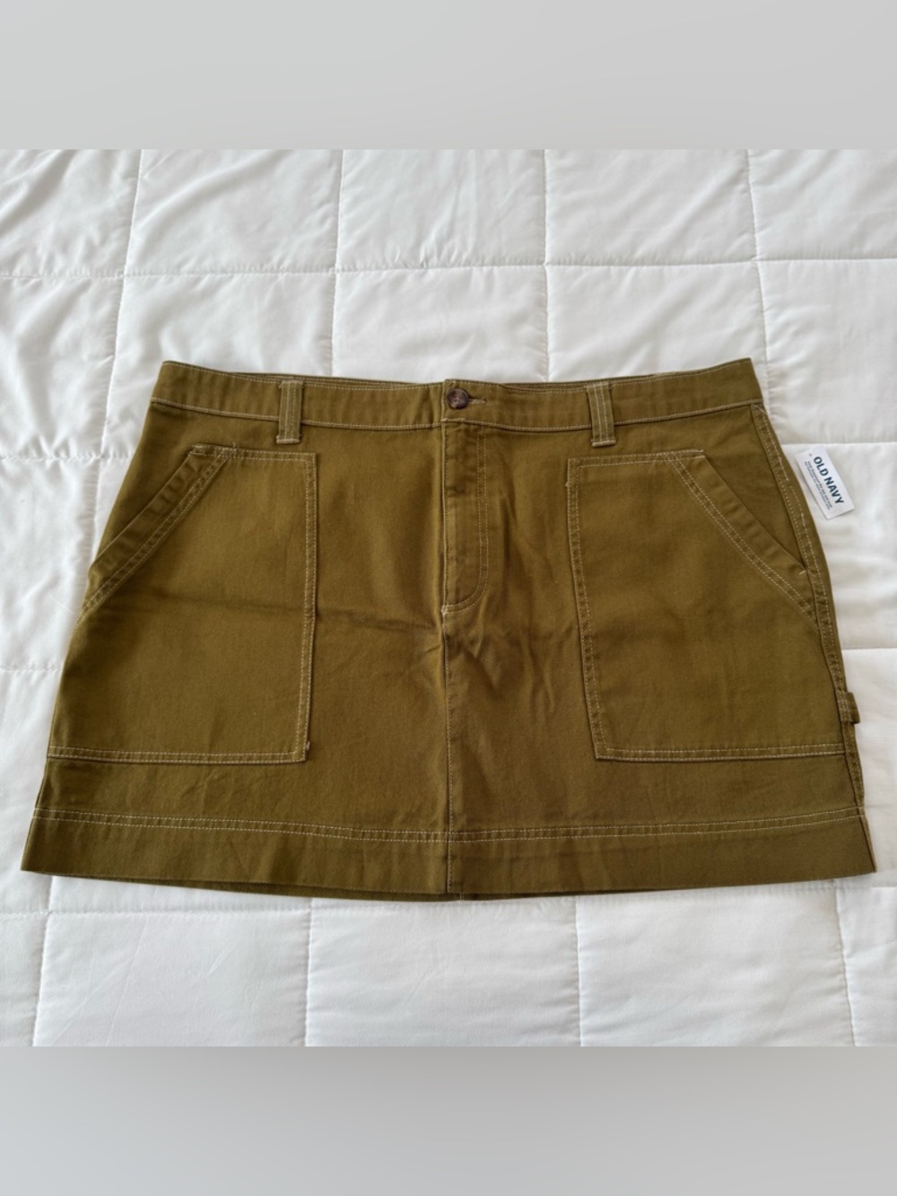 Old Navy Cargo Utility Mini Skirt Size 22 NWT